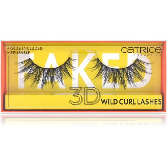 Catrice Faked sztuczne rzęsy z klejem 3D Wild Curl 2 szt. Catrice