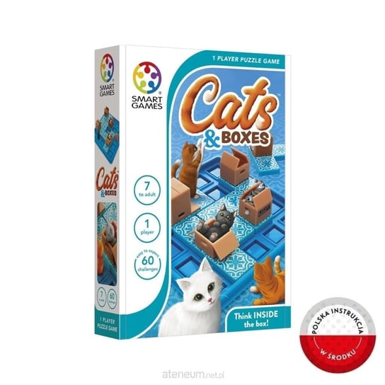 Cats & Boxes gra logiczna (ENG) Smart Games IUVI Games