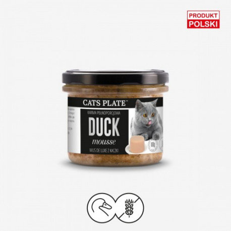 Cats Plate Duck mousse - mus z kaczki - 100g Cats Plate