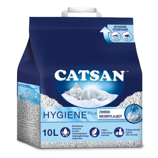CATSAN Hygiene Plus 10l - naturalny żwirek dla kota Catsan