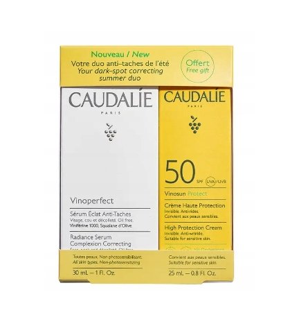 Caudalie Vinoperfect Serum 30ml + Vinosun krem w prezencie Caudalie