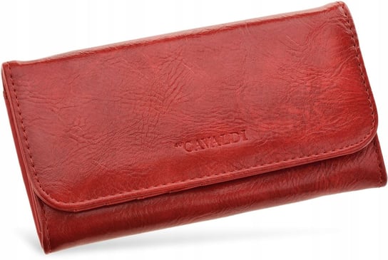 Cavaldi duży elegancki portfel damski na zatrzask Cavaldi