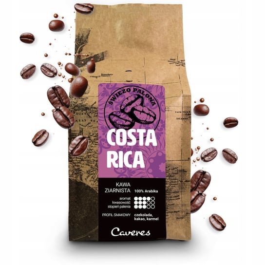 Caveres Costa Rica Kawa Ziarnista 250G CAVERES