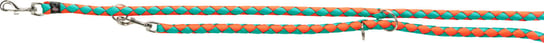 Cavo smycz regulowana, dla psa, kol. papaja / morski błękit, L–XL: 2.00 m/o 18 mm Trixie