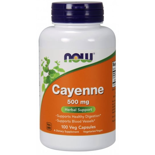 Cayenne - Pieprz kajeński 500 mg ( Suplement diety, 100 kaps.) Inna marka