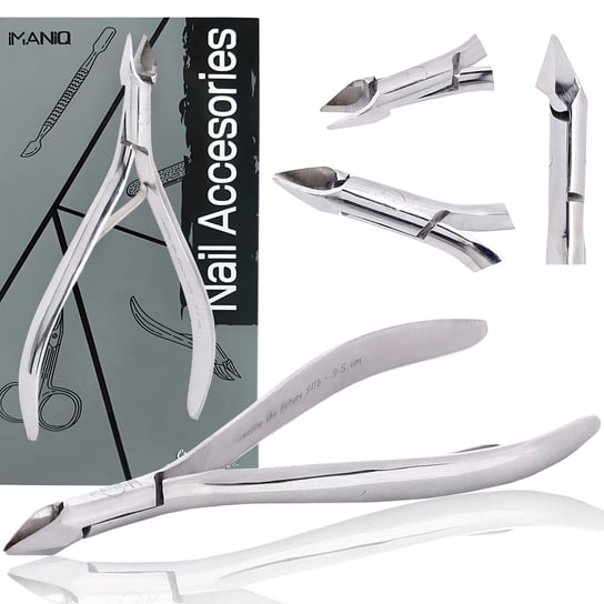 Cążki do skórek paznokci obcinaczki nożyczki kosmetyczne manicure gabinet SPA srebrne Calissimo