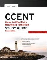 CCENT Cisco Certified Entry Networking Technician Study Guid Lammle Todd