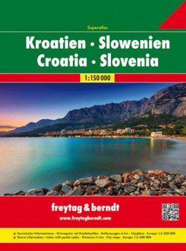 Cchorwacja, Słowenia. Atlas 1:150 000 Opracowanie zbiorowe