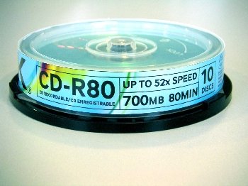 CD-R TDK 700 MB, cake box, 52x, 10-pack TDK