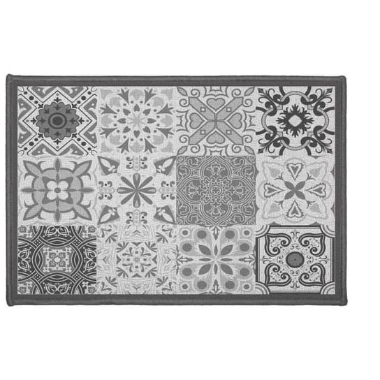 CDaffaires Prostokątny dywanik dekoracyjny 40 x 60 cm Perski nadruk Szary Inna marka