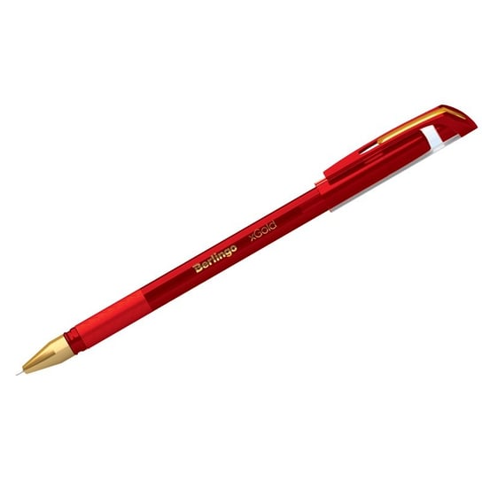 CDC, Długopis zamykany, 0.7 mm, czerwony, 486732 CDC