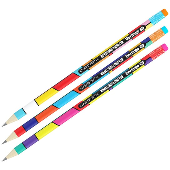 CDC, Ołówek z gumką, HB, Color Block, 997744 CDC