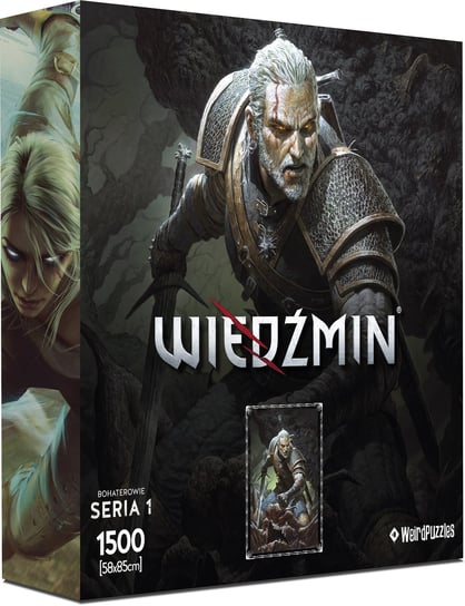 CDP, puzzle, Wiedźmin: Bohaterowie Geralt, 1500 el. CDP