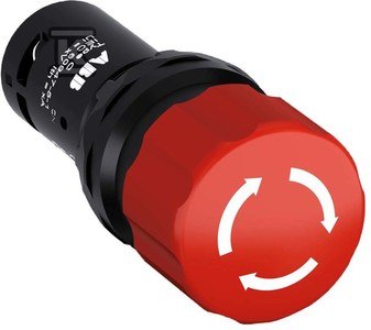 CE3T-10R-11 Przycisk bezpieczeństwa 1NO1NC czerwony ABB