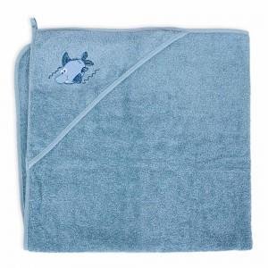 Ceba Baby, Ręcznik z kapturkiem/Okrycie kąpielowe, Shark, 100x100 cm Ceba Baby