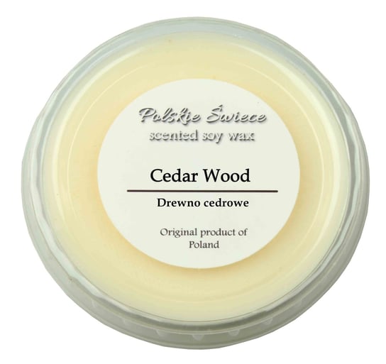 Cedar Wood - wosk SOJOWY zapachowy 30g Polskie Świece