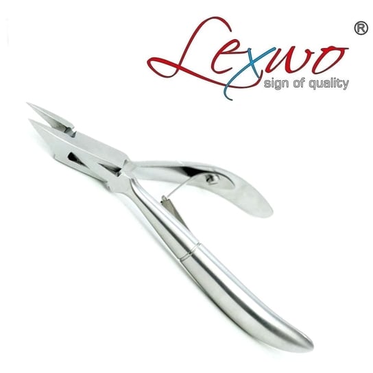 Cęgi do paznokci kosmetyczne ze stali chirurgicznej LEXWO model 283 silver Lexwo