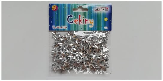 Cekiny Mt-6211 Gwiazdki Srebrne I Złote op. 10G, Aliga ALIGA