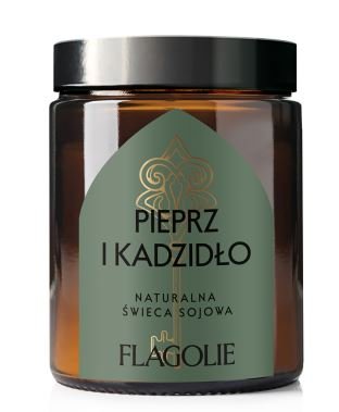 CELEBRUJ MOMENTY Świeca sojowa Pieprz i Kadzidło 120g Flagolia