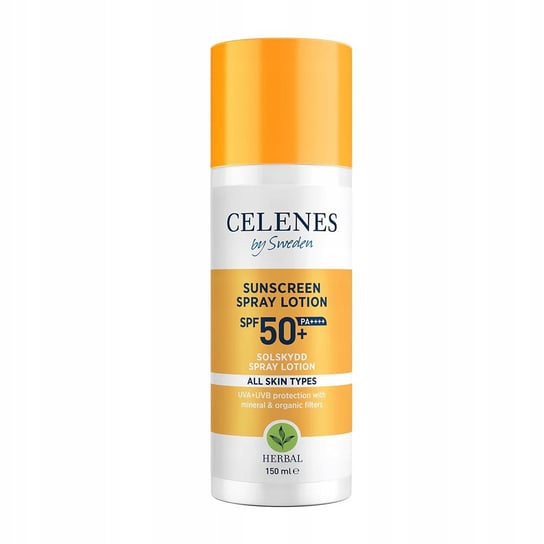 CELENES by Sweden HERBAL Spray do opalania pzreciwsłoneczny SPF 50+ 150ml Inna marka