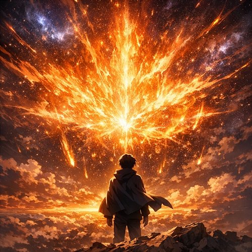 Celestial Blaze Midnight Corridor