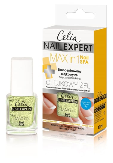 Celia, Nail Expert, skoncentrowany olejkowy żel do paznokci i skórek Max in 1 Nail SPA, 10 ml Celia