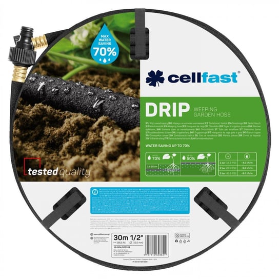 Cellfast Wąż nawadniający DRIP 1/2" 30 m 19-004 Cellfast