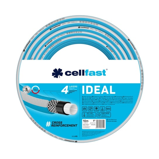 Cellfast, Wąż ogrodowy 4 warstwowy IDEAL 1" (25 mm) 10 mb , 10-270 Cellfast