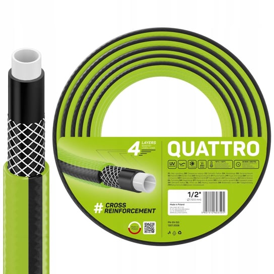 Cellfast Wąż ogrodowy QUATTRO 1/2" 50m 10-063 Cellfast