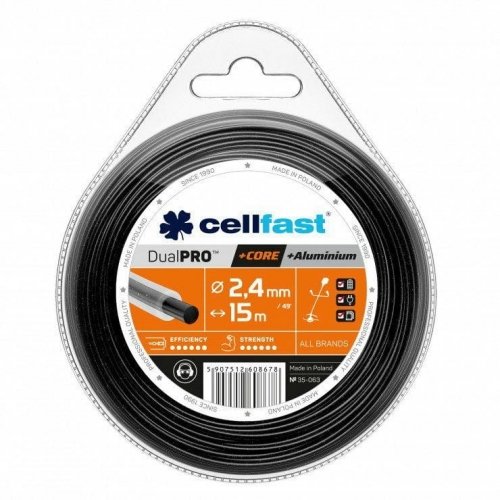 Cellfast Żyłka tnąca z rdzeniem Dual PRO 2,4*15M 35-063 Cellfast
