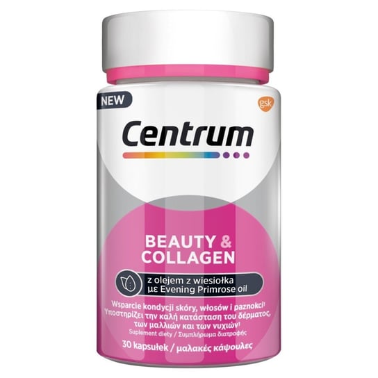 Centrum Beauty & Collagen, Suplement diety, 30 kaps. Centrum