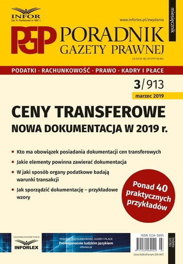 Ceny transferowe - dokumentacja w 2019 r. Makowski Mariusz