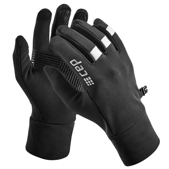 Cep, rękawiczki, Winter Run, czarna, rozmiar L CEP
