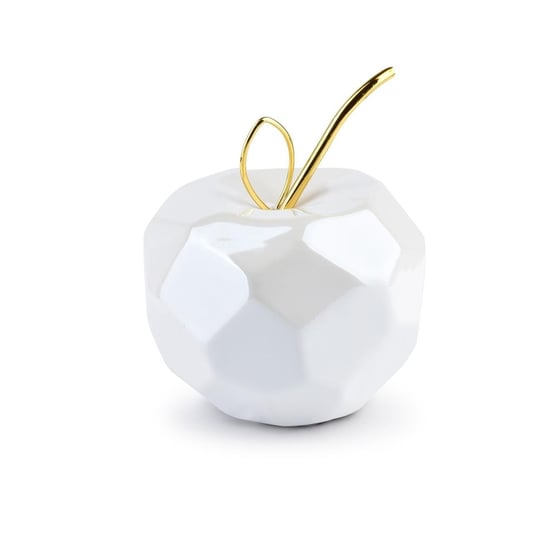 Ceramiczna geometryczna figurka jabłka 11 cm Mondex