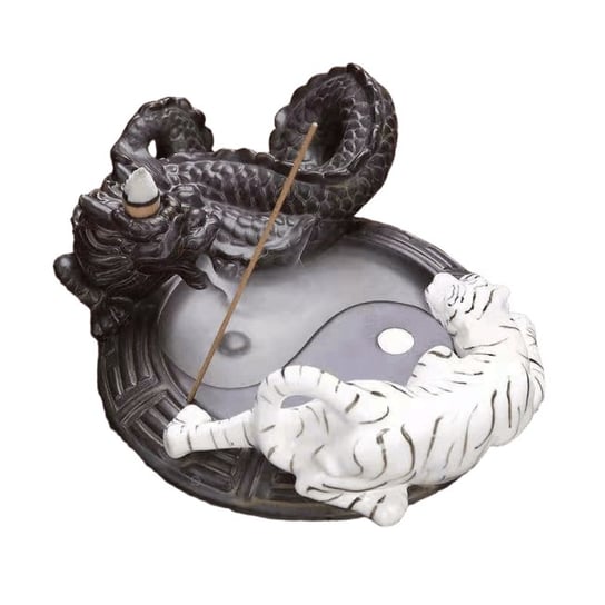 Ceramiczna kadzielniczka SMOK i TYGRYS (stożki, patyczki, przepływ zwrotny) The Best Life