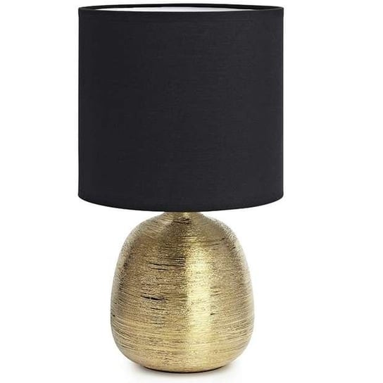 Ceramiczna LAMPA stołowa OSCAR 107068 Markslojd abażurowa LAMPKA stojąca złota czarna Markslojd