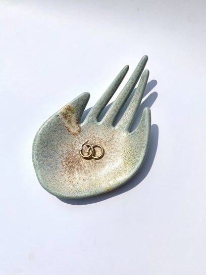 Ceramiczna Łapka Syrena Stojak na Biżuterię Palo Santo Maison Fragile