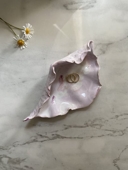 Ceramiczna Muszla Lolipop Talerzyk na Biżuterię Muszelka Maison Fragile
