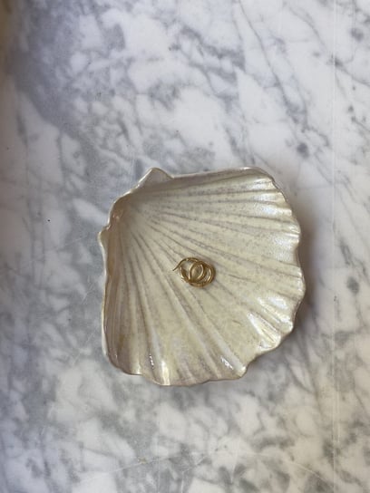 Ceramiczna Muszla Perłowa Talerzyk  na Biżuterię Inna marka