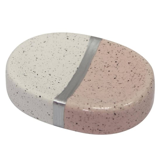 Ceramiczna mydelniczka, różowa, 11 x 8 cm Douceur d'intérieur