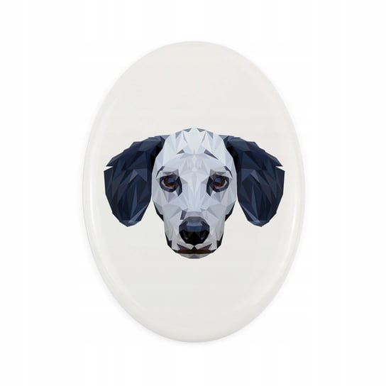 Ceramiczna płytka Dalmatyńczyk, pies geometryczny Inna marka