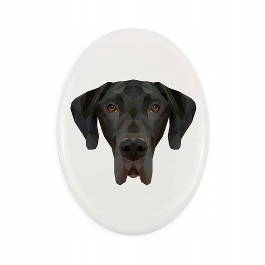 Ceramiczna płytka Dog niemiecki, pies geometryczny Inna marka