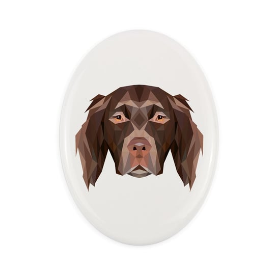 Ceramiczna płytka Munsterlander, pies geometryczny Inna marka
