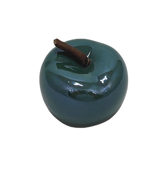 Ceramiczne jabłko dekoracyjne - zielone 5 cm ZDTRADING