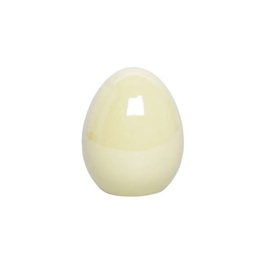 Ceramiczne jajko dekoracyjne żółty żółty Wisan