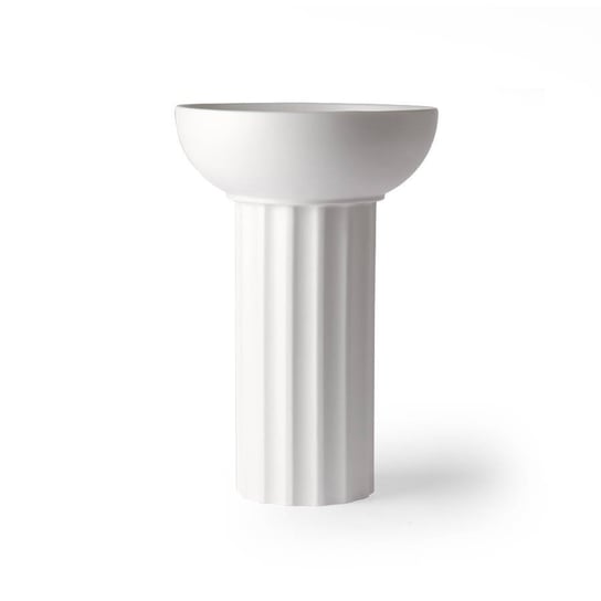 Ceramiczny, biały wazon Hera Pallero