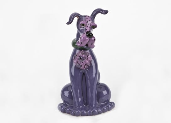 Ceramiczny imbryk Pies fioletowy Witek Home