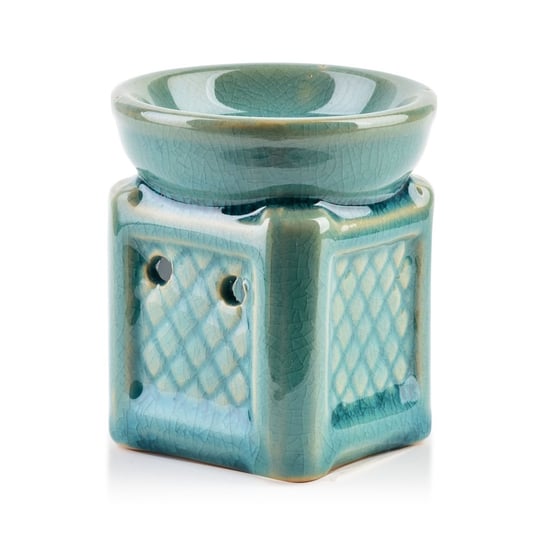 Ceramiczny kominek na olejek zapachowy Nabil Blue 7,5x7,5cm Mondex