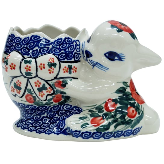 Ceramiczny królik z jajkiem Ceramika Bolesławiec Ceramika Bolesławiec ANDY