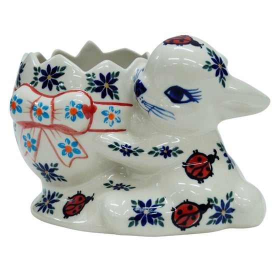Ceramiczny królik z jajkiem Ceramika Bolesławiec Ceramika Bolesławiec ANDY